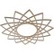 Ekena Millwork Eleanor Wood Fretwork Pierced Ceiling Medallion, Hickory, 24"OD x 9 1/4"ID x 1/4"T CMWP24X24X0250EAHI - alternate 5